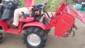 Пробуем мини-трактор Honda Mighty 13R 1994 г