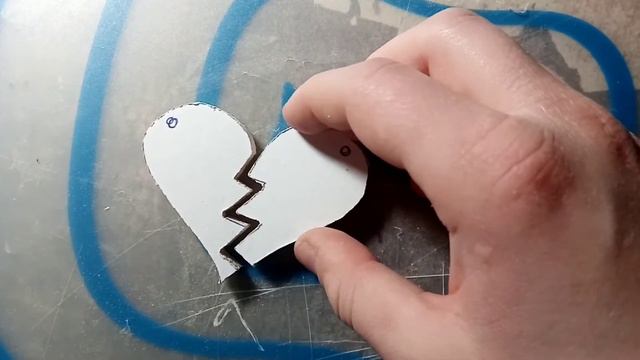Брелок сердце своими руками. Keychain heart with his hands to the day of love