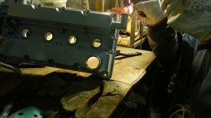 Сварка Алюминия Аргоном Крышка Клапанов