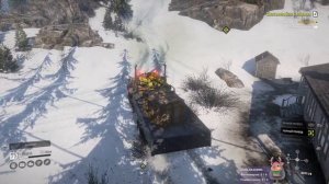 SnowRunner (Season 2: Explore & Expand) - #21 - Юкон: Пик Биг-Салмон - Скатившийся с обрыва