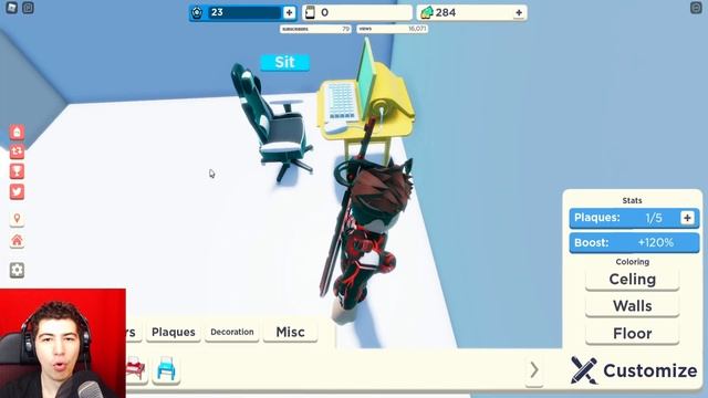 НЕРЕАЛЬНЫЙ АПГРЕЙД В РОБЛОКС. ЧТО ЖЕ ВЫПАЛО ИЗ СУНДУКОВ? ЭВОЛЮЦИЯ ЮТУБЕРА В СИМУЛЯТОРЕ ROBLOX. смотреть онлайн