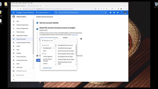 How to create a Google Cloud Service Account and download client json file смотреть онлайн