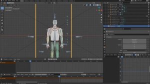 2d АНИМАЦИЯ в BLENDER // Показываю риг 2д персонажа для анимации в Blender