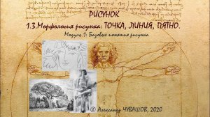 1.3. Морфология рисунка: точка, линия, пятно