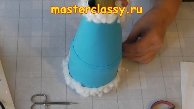 Кафтаны Деда Мороза и Снегурочки для шампанского из фоамирана: видео урок