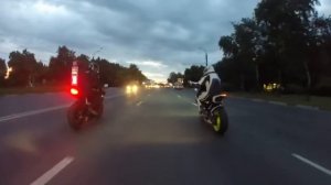 Вечерние покатушки на Honda CBR 600RR