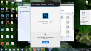 how to un install adobe photoshop cc 2017