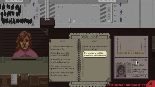 I PAZZI SI FANNO ESPL0DERE MALE ALLA MIA DOGANA | Papers Please - ep.02 смотреть онлайн