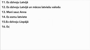 ЛАТЫШСКИЙ ЯЗЫК ПО ПЛЕЙЛИСТАМ C НУЛЯ ДЛЯ НАЧИНАЮЩИХ. УРОК 4. УРОКИ ЛАТЫШСКОГО ЯЗЫКА