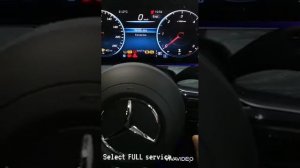 W213 Facelift 2021 E220d Service reset