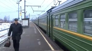Электропоезд ЭР2Т-7160 платформа Зосимова Пустынь