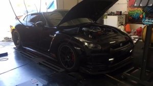 Bach Racing Nissan GTR AMS Alpha 12x dyno