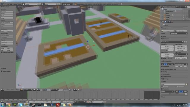 Rendering Your Minecraft World Using jMc2Obj and Blender смотреть онлайн