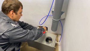 Система увлажнения воздуха в типографии. Увлажнитель воздуха KS001-A2.  Пар-Туман 2023.