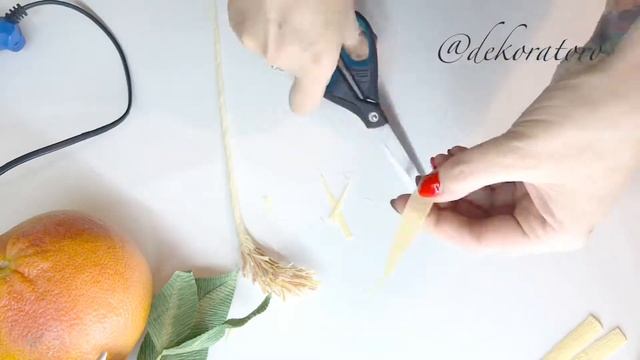 Колосок / вставка для букета/ колосок из бумаги своими руками / Dekorator DIY
