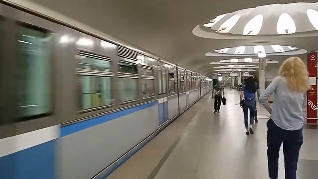 Эксклюзив! Русич на Серпуховско-Тимирязевской линии! Станция метро "Аннино".