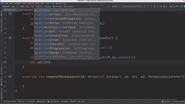 kotlin How to integration jitsi sdk in android and make video calling application