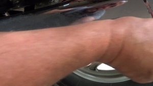 Как убрать ржавчину с хромированного глушителя мотоцикла?