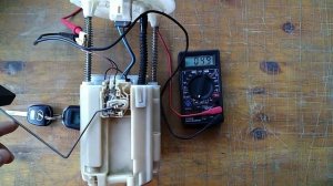 Проверка датчика уровня топлива