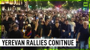 Mass protests continue in Yerevan