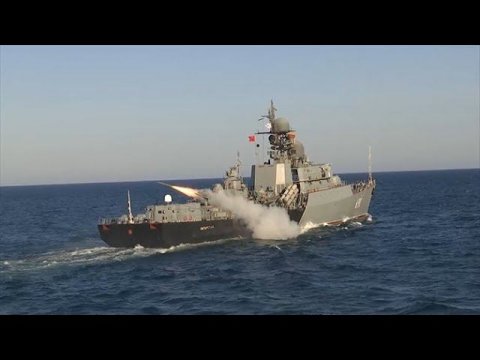 Стрельба по морским минам и запуск «Калибров»: как проходят учения Каспийской флотилии