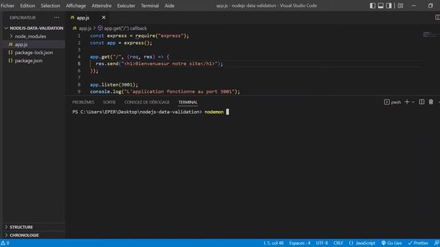 Ecrire du code Node Js Securisé