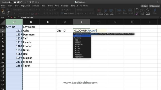 How to FIX #SPILL! Error in Microsoft Excel [mac & windows] смотреть онлайн