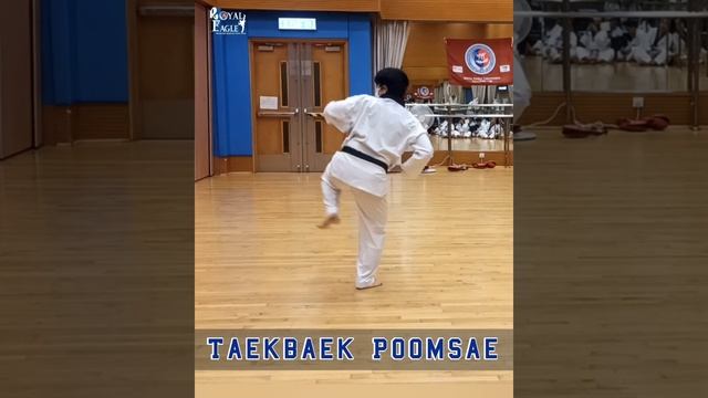 Taebaek Poomsae | Reta #taekwondoclass #shortvideo