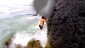 Скала Киселева - скалолазание и прыжки в воду...