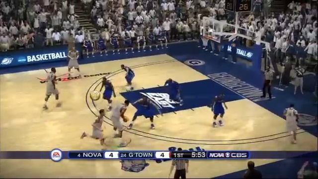 NCAA Basketball 10 Gameplay - North Carolina vs. Duke смотреть онлайн