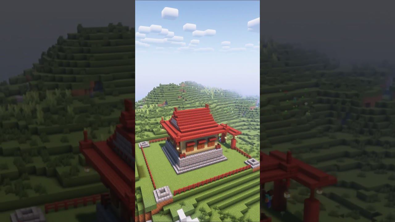 Chinese traditional house #minecraft #minecraftbuilding #игры #minecrafttutorial #майнкрафт #gaming
