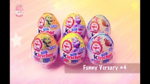 Киндер Сюрприз Веселый Юбилей 6 игрушек / Kinder Surprise eggs 6 toys Funny Versary / #4