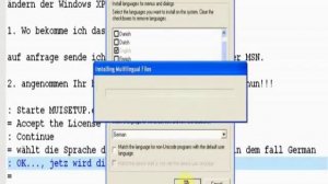 Windows XP Sprache ändern