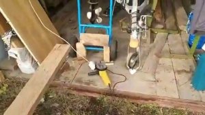 Снимаем лодку с прицепа (часть 1)