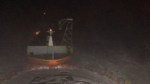 Ночь. Арктика. Буксировка.