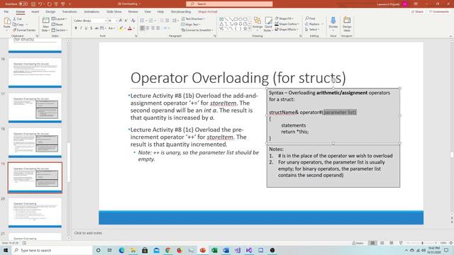 CSE2000Q2S - Lecture Video 9: Operator Overloading (10/31/20) - Activity 8 смотреть онлайн