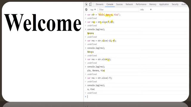 Javascript – Working with Strings