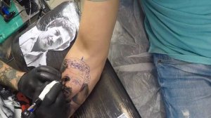 Pablo Escobar tattoo time lapse