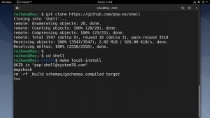 Pop Shell in Debian Sid (Tilling window)!