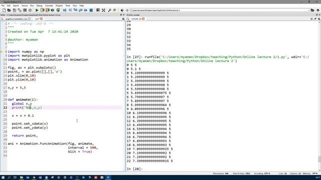 Python 2a matplotlib animation смотреть онлайн