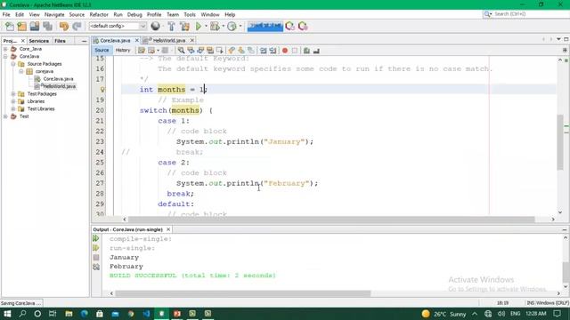 Basic_Java Switch statement #010 смотреть онлайн