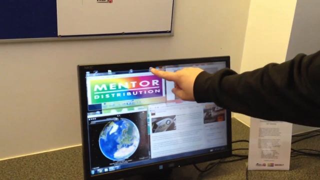 A 3M Privacy Filter bonded on to a 3M Touch Panel fitted to a NEC AS221WM LCD Display смотреть онлайн