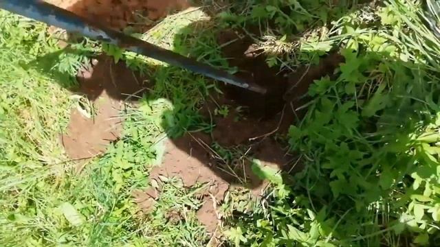 Бур для забора, фундамента на 1.5 м глубины за час из металалома смотреть онлайн