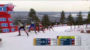 БИАТЛОН. КМ 2010-11. Хольменколлен (Норвегия). Мужчины. Масс-старт 15 км. (Eurosport HD). 1080i.