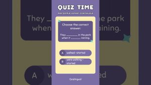 🧐📝🤔 Past Simple vs Past Continuous Quiz: Test Your Grammar Knowledge!