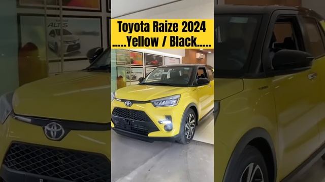 Toyota Raize 2024 Yellow/Black