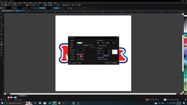 STOCK GRADIENT COLOR IN CorelDraw