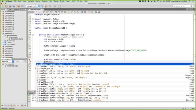 Curso de Java Clase 04 00006 librería de gráficos 2d смотреть онлайн