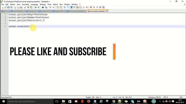 Part 09-SonarQube-How to configure and use sonar.properties file for java project|sonar.properties|