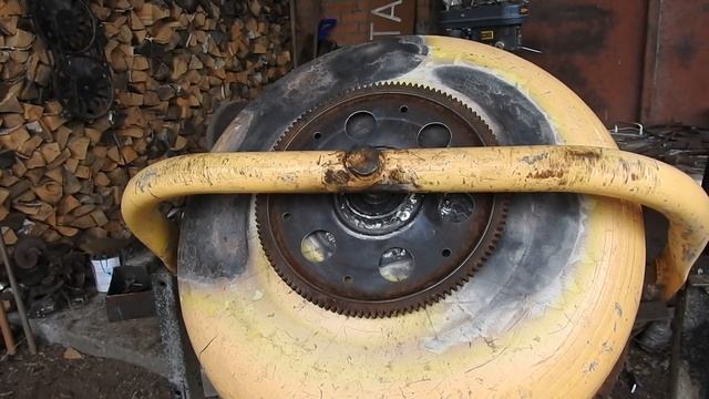 отремонтировал бетономешалку! смотрите что получилось! смотреть онлайн